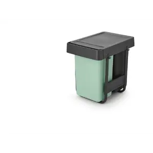 Мусорный контейнер BRABANTIA Sort&Go 2x15L темно-серый