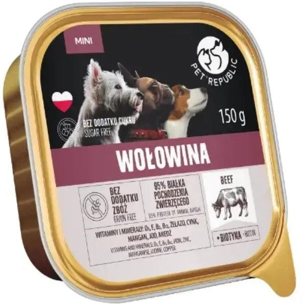 Pet Republic Liellopu gaļas rulete suņu