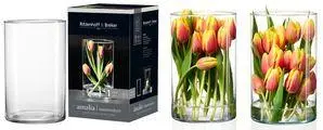 Ritzenhoff & Breker AMALIA Flower Vase, transparent simple glass cylinder, diameter 140 mm