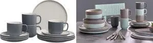 Ritzenhoff & Breker Jasper Coffee Service 12-Piece Grey Stoneware with Gloss Glazings