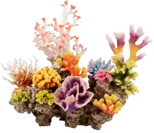 Terra Natura Aqua Natura daudzkrāsaina koraļļu akvārija kompozīcija 54cm