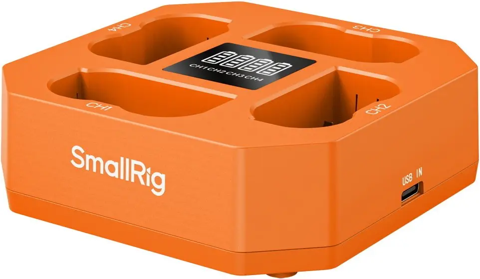 SmallRig 5747 Četru kanālu kameras akumulatoru