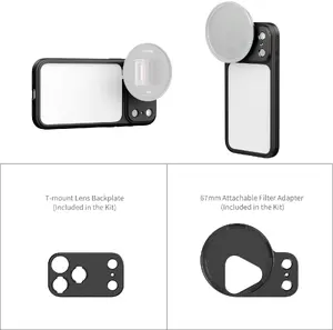 SmallRig 5790 FilMov Lightweight Photography Bumper Case for iPhone 17 Pro Black
