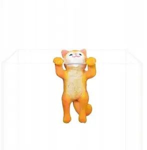 Terra Natura Aqua Natura Dekoracja akwarystyczna wiszący kotek rudy 5cm
