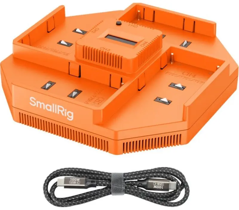 SmallRig 4837 NP-F 4 kanālu kameras