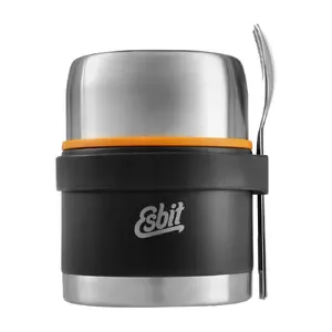 Пищевой термос Esbit Classic Food Jug with Cutlery Set 0,5L черный