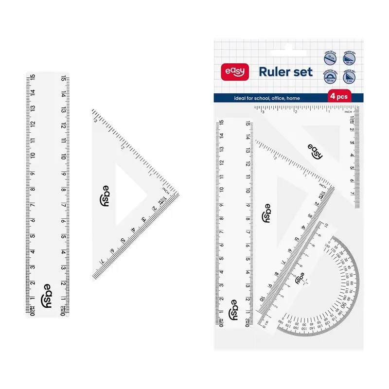 Easy 4-Piece Ruler Set 947157 Photo 2