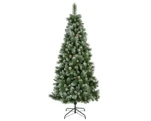 Mākslīgā Ziemassvētku egle EVERLANDS Norwich Pine Frosted 210 cm