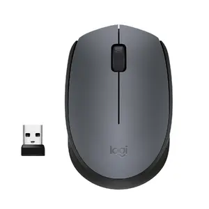 Logitech bezvadu pele M170 ar 2.4 GHz USB uztvērēju un optisko sensoru
