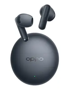 Oppo Enco Air5s Bezvadu austiņas - Melnas Bluetooth austiņas ar iebūvētu mikrofonu