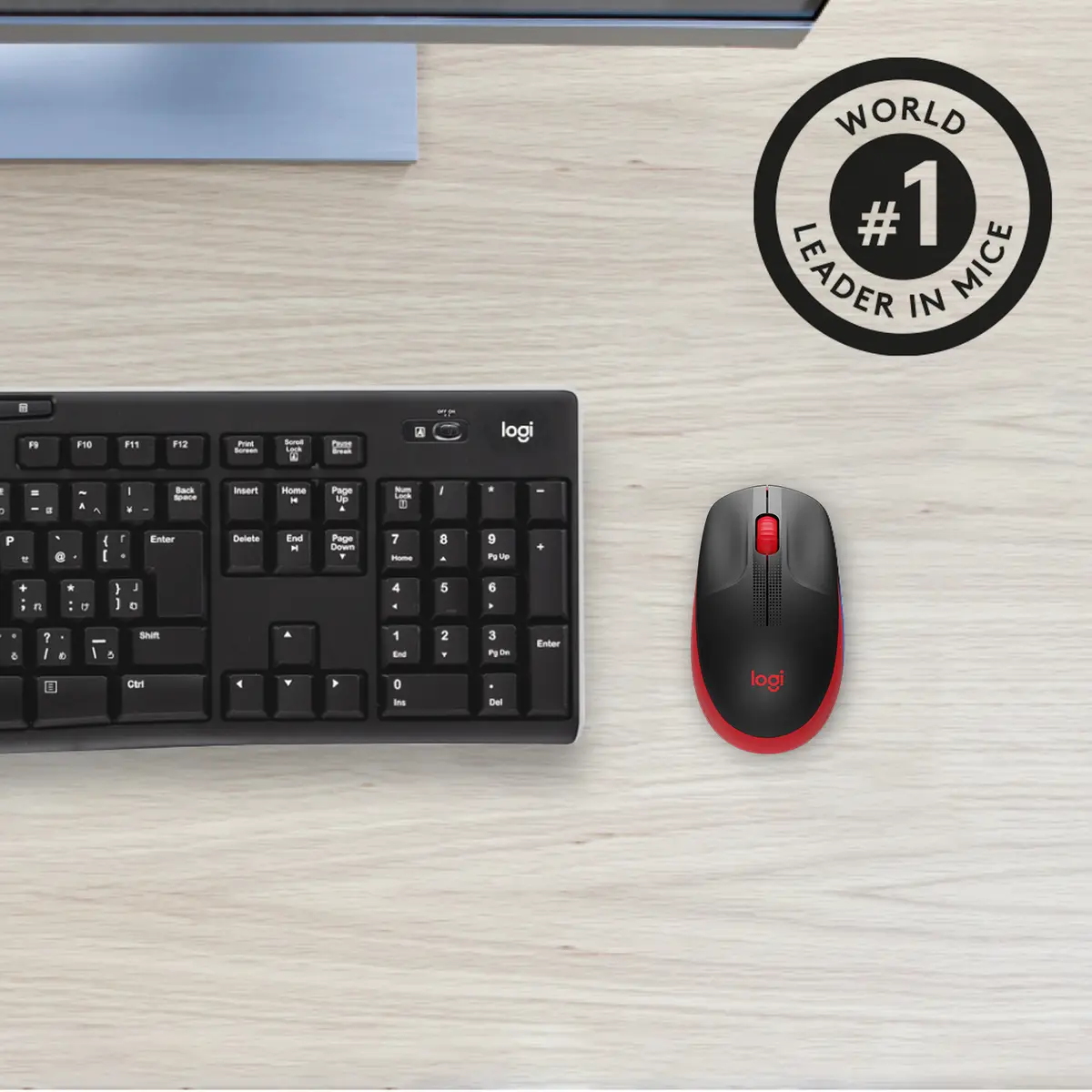 Беспроводная мышь Logitech M190 Full-size Photo 5