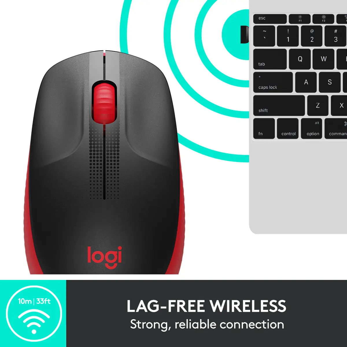 Беспроводная мышь Logitech M190 Full-size Photo 9