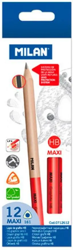 Milan Trīsstūrveida zīmulis Maxi HB, WIKR-931281