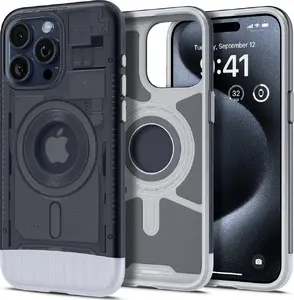 Чехол для смартфона Spigen Classic C1 MagSafe graphite для iPhone 15 Pro Max