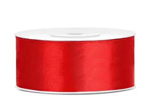 EMIVELA Gift wrapping tape WS33-25MM*35Y red 2.5 cm x 3200 cm decorative ribbon for presents and crafts