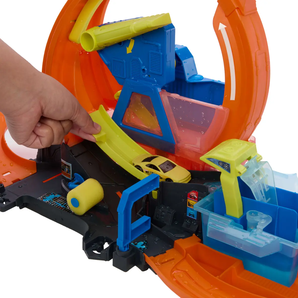 Игровой набор Hot Wheels City Mega Loop Car Wash JHL97 Photo 3