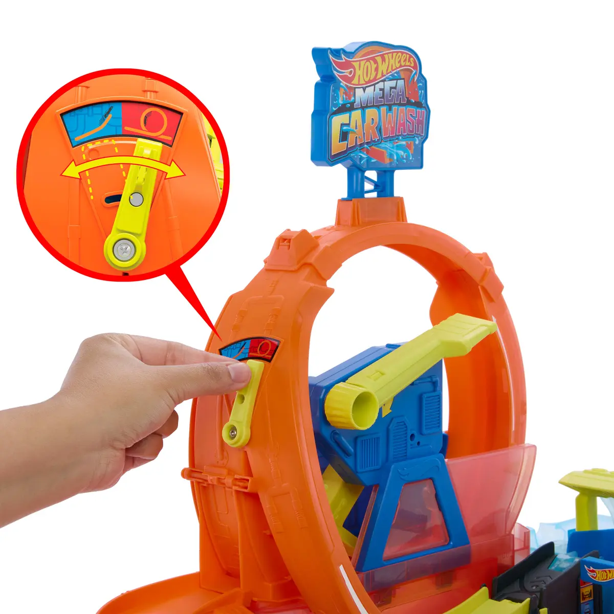 Игровой набор Hot Wheels City Mega Loop Car Wash JHL97 Photo 5