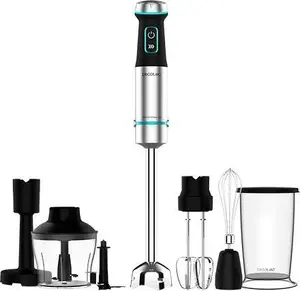 Cecotec Power TitanBlack 1200 XL PerfectCream & Crush Hand Blender Whisk Attachment 1200 W