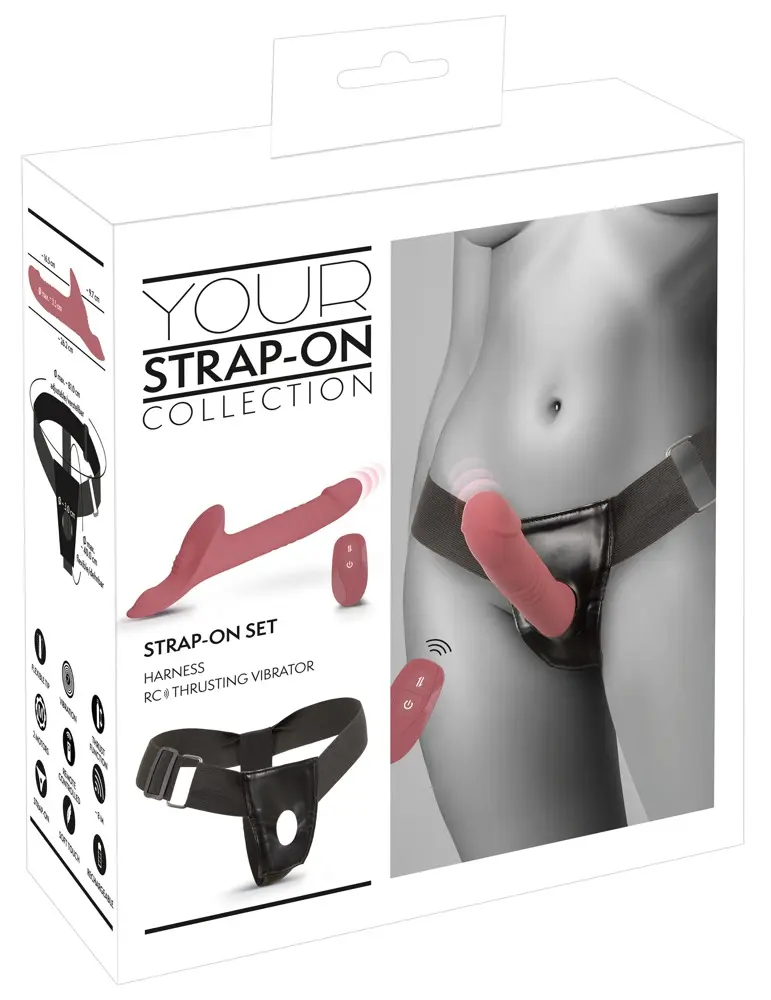 Your Strap-on Collection Strap-On Vibrator Pink