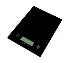 Kitchen Scale Rosberg 5RP51651KB Black 5 kg LCD Screen Tempered Glass Platform