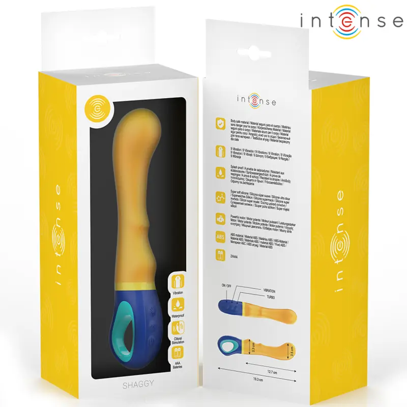 G punkta vibrators INTENSE Shaggy Dzeltens Photo 6