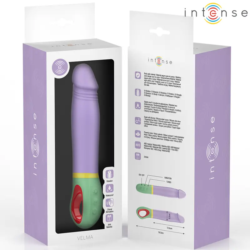INTENSE HIGH TECH VELMA Klasisks purpura vibrators Photo 6