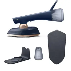 Philips GC215/20 Steam Iron with SteamGlide Plus Soleplate, 1800 W, Dark Blue