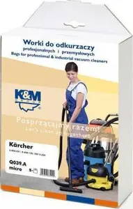 Мешки для пылесоса König & Meyer Q039.A MICRO 5 шт совместимые с Kärcher 6.904-051 и 6.959-130