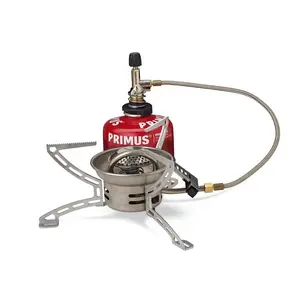 Primus Easy Fuel Duo Camping Stove with Valve Cup and Gas Cartridge Compatibility
