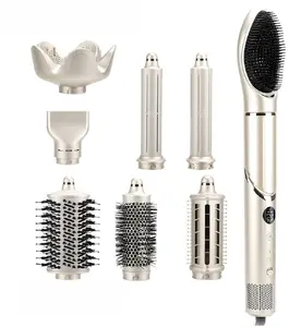 StayBeauty by Extralink M-17959L Foldable 8-in-1 Air Styler and Hair Dryer with Ionization and 8 Attachments