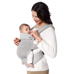 Эргономичная переноска для младенцев и детей Momcozy BC001, цвет серый