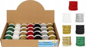Craft with Fun Velvet Ribbon 1 meter 1 cm 7 mix display CF736