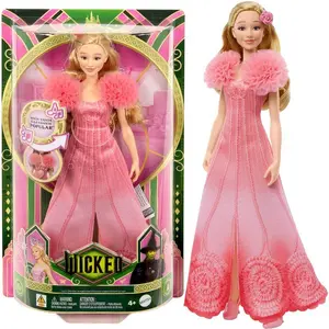MATTEL Поющая кукла Глинда из фильма WICKED песня Popular ZA6068