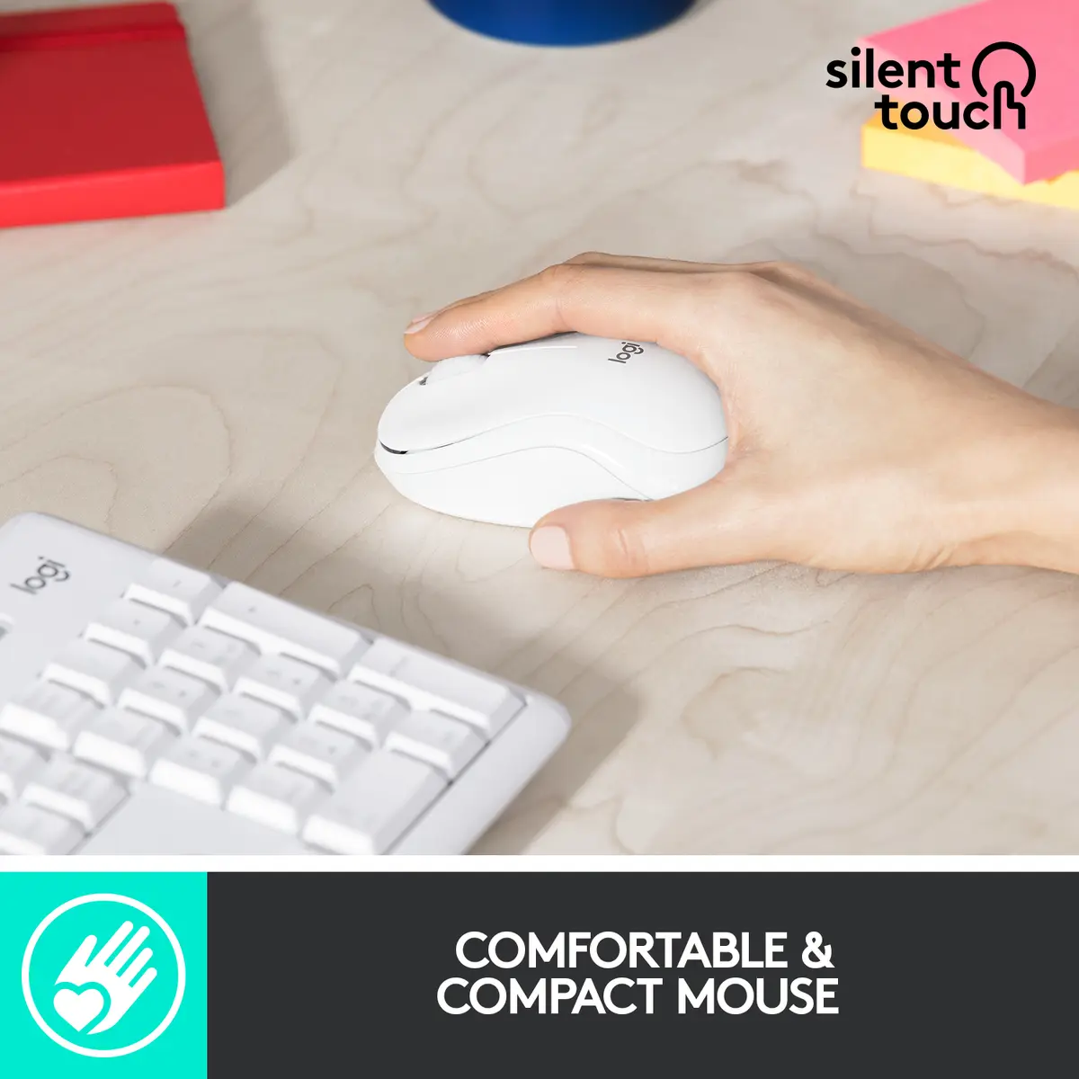 Logitech MK295 Silent bezvadu komplekts Photo 9