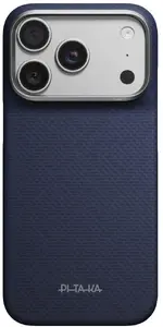 Чехол для смартфона Pitaka Edge Case MagSafe для Apple iPhone 18 Pro и iPhone 17 Pro синее плетение Сапфир