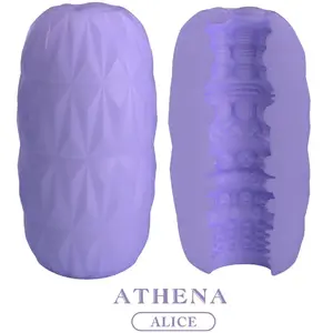 BODIES & MASTURBATORS PRETTY LOVE ATHENA ALICE Мастурбатор мужской фиолетовый TPR Водонепроницаемый