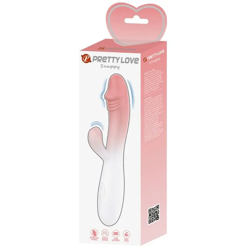 Hightech Snappy Rabbit Vibrator Pink Photo 7