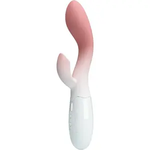 Hightech Pretty Love Brighty G-Spot and Clitoral Dual Vibrator with 30 Vibration Functions Pink Silicone