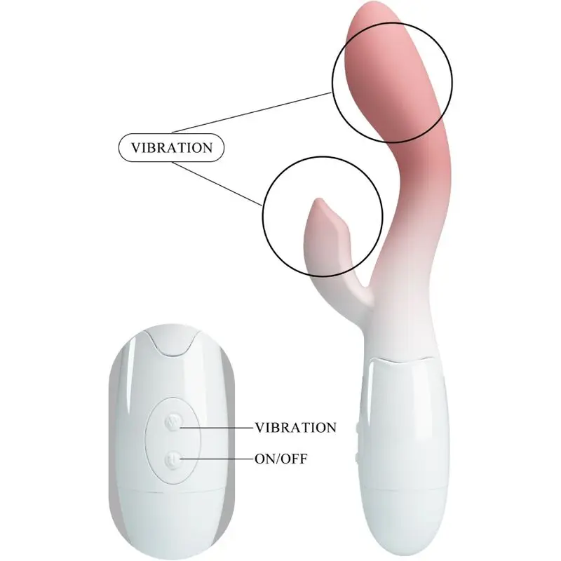 Hightech Pretty Love Brighty Dual Vibrator Pink Photo 3