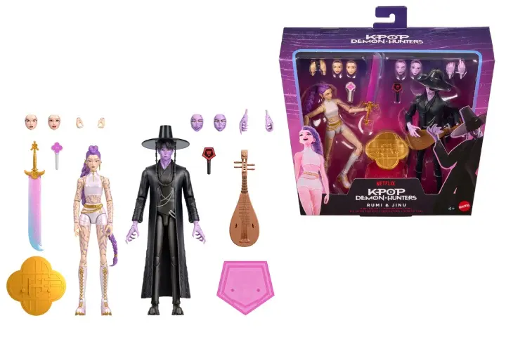 Mattel KPop Demon Hunters Rumi & Jinu Figure Set Photo 7