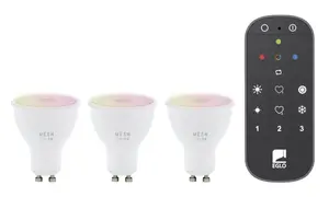 EGLO 110398 Умная светодиодная лампа GU10 RGB+CCT 4.9 Вт 420 лм Белая 3 шт