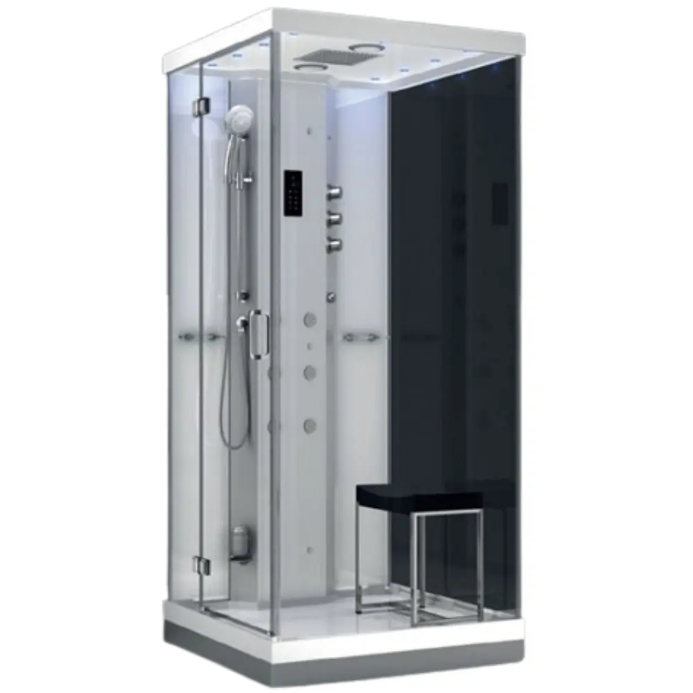 Tvaika dušas kabīne AMUE AMUE-H1000-11L Balta