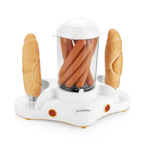Hyundai HDM 120 Hot dog steamer 380 W White stainless steel housing
