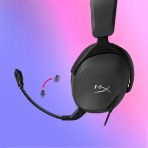HyperX Cloud Stinger 2 Basic Wired Gaming Headset Black Binaural Head-band 3.5 mm 32.5 Ohm Closed Acoustic System Boom Microphone