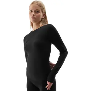 Women's Thermoactive T-Shirt 4F F152 Deep Black Size M/L