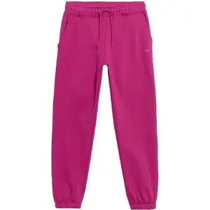 Women's trousers 4F CAS F475 dark pink 4FAW23TTROF475 53S L