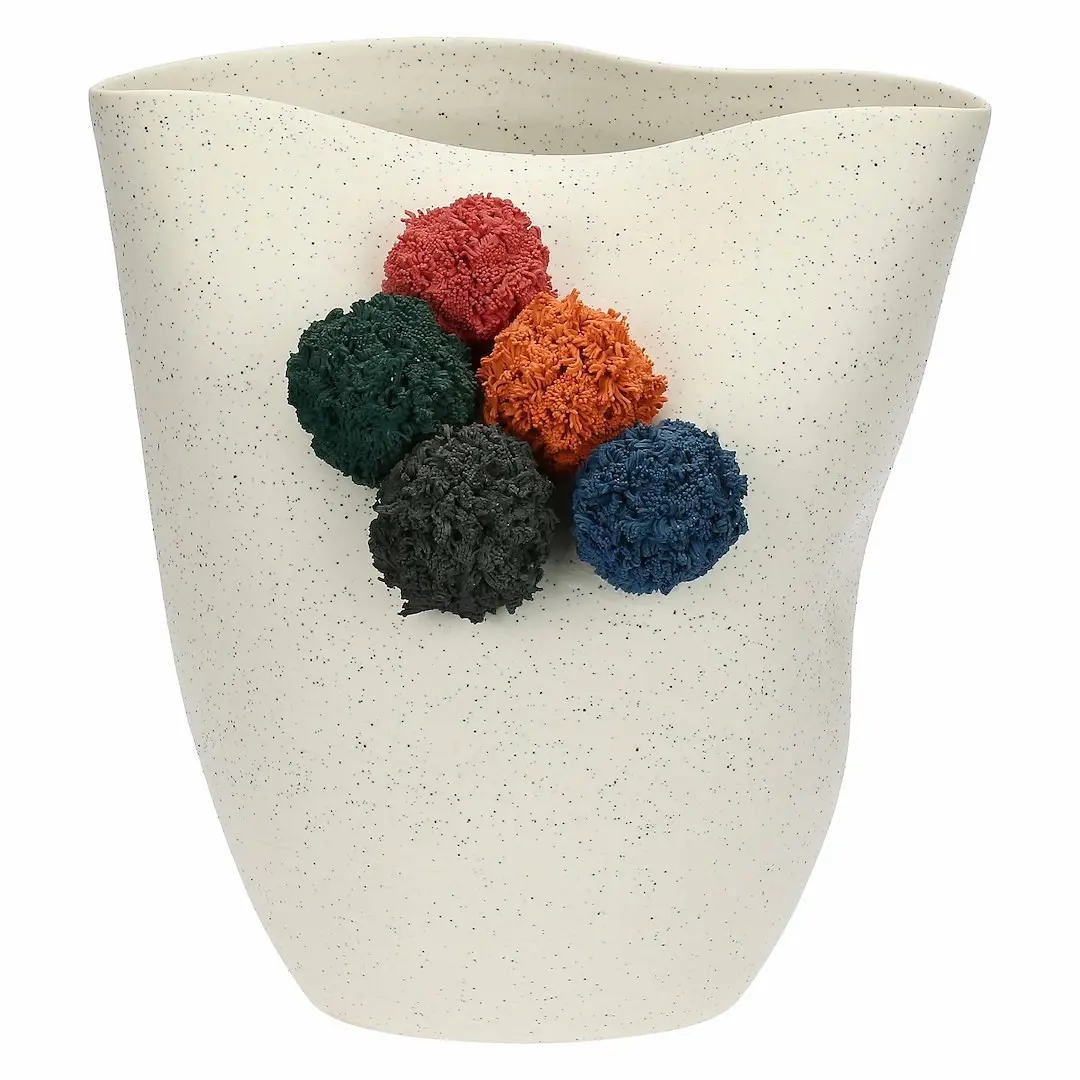 RITUALI DOMESTICI POMPOMPON Vāze S, U30609108P00