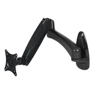 Arctic W1-3D Monitor Wall Mount with Gas Lift Technology, 13" - 32" Screen Size, up to 8 kg Load Capacity, VESA 75x75 and 100x100 mm, Black Aluminium