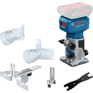 Bosch Power Tools Cordless Edge Router and Laminate Cutter GLF 18V-8 Professional 18V Brushless Motor Solo