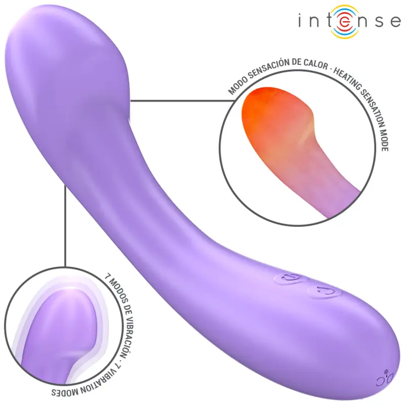 INTENSE BECKY Heatable Vibrator - Purple Photo 2